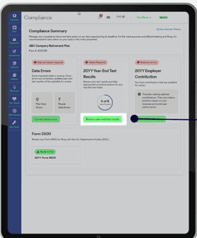 ADP compliance summary