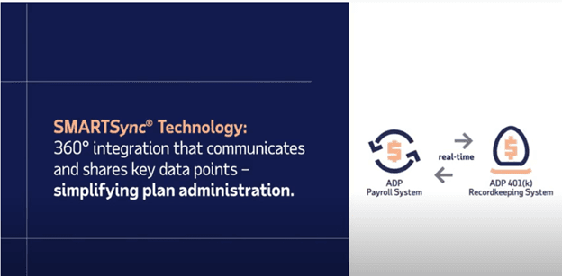 ADP retirement SmartSync