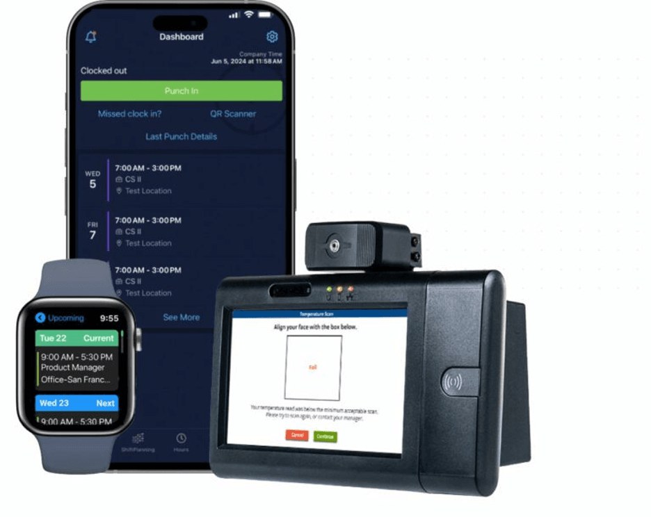 TimeClock Plus devices
