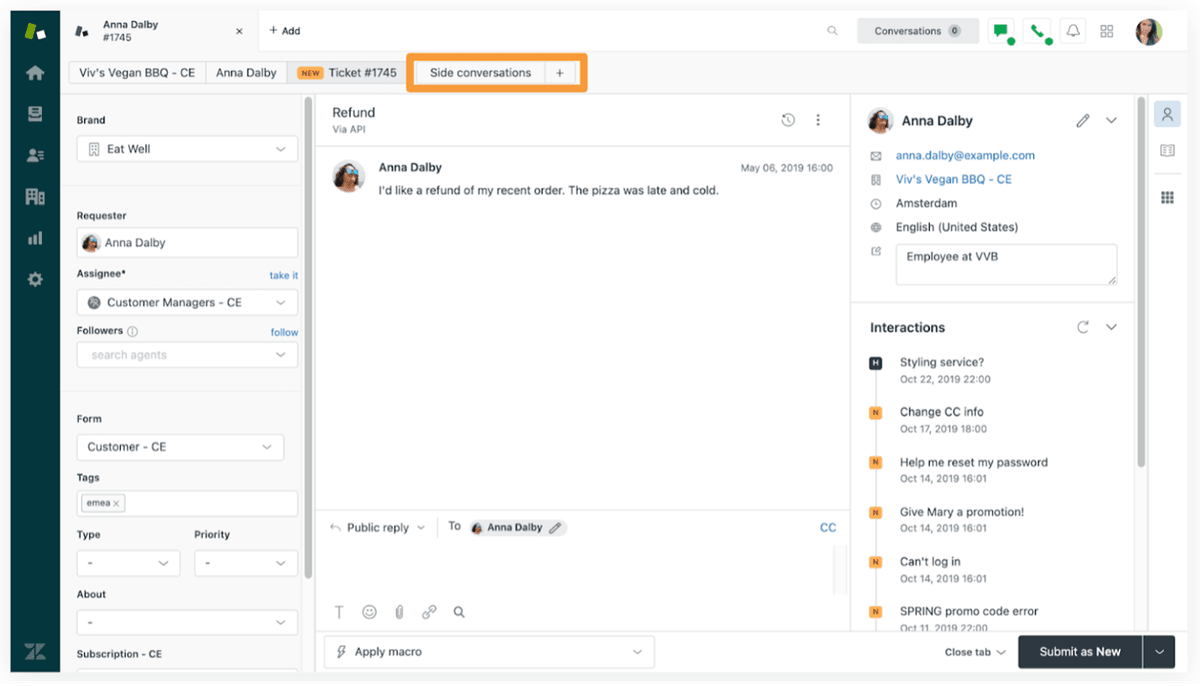 Zendesk Light Agent