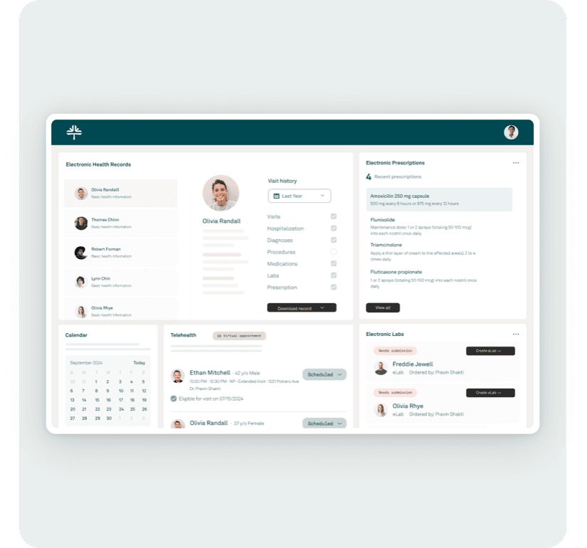 Tebra clinical module