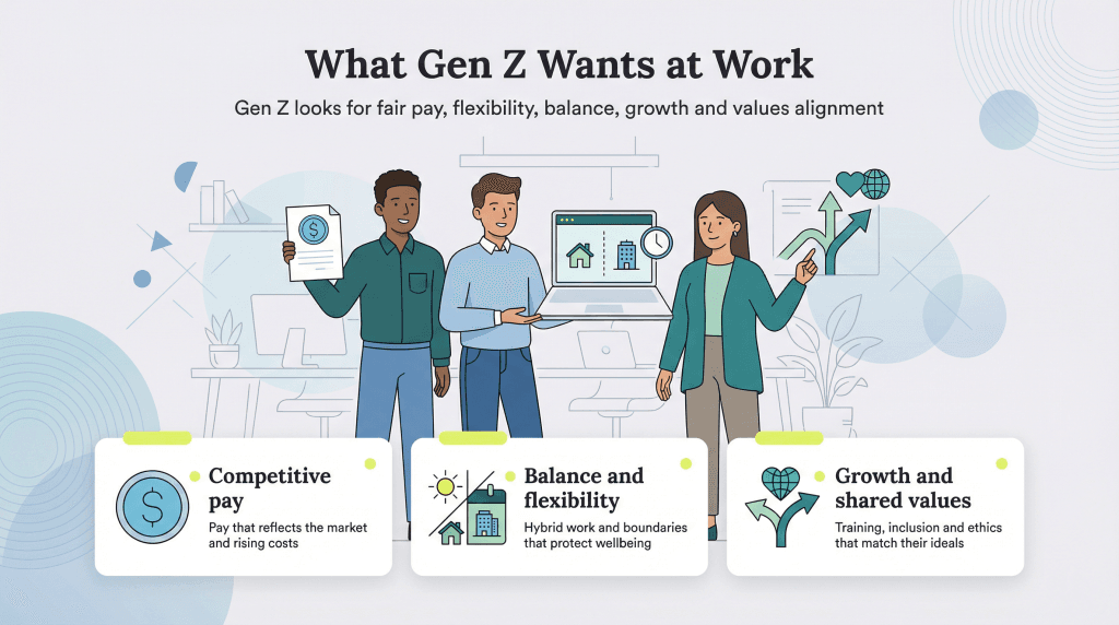 Gen Z workplace preferences
