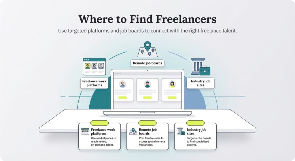where to find freelancers graphic