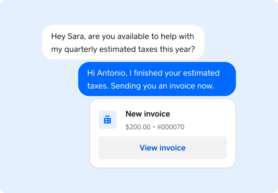 Square invoices