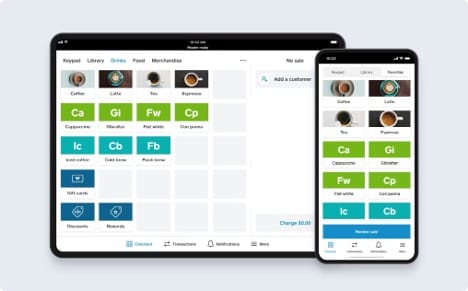 Square mobile POS app