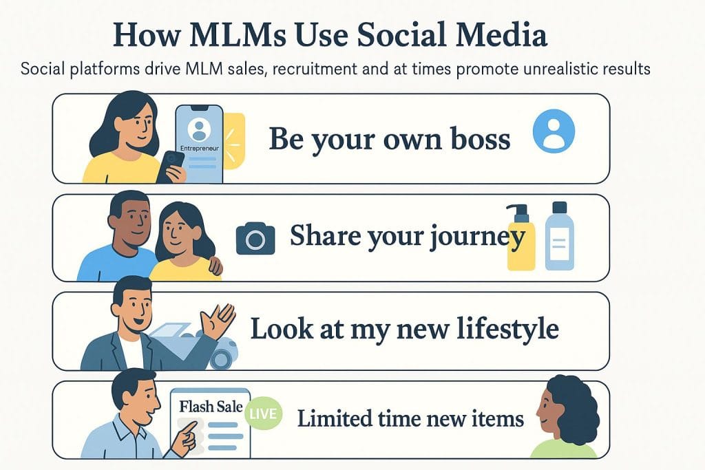 MLMs and social media graphic