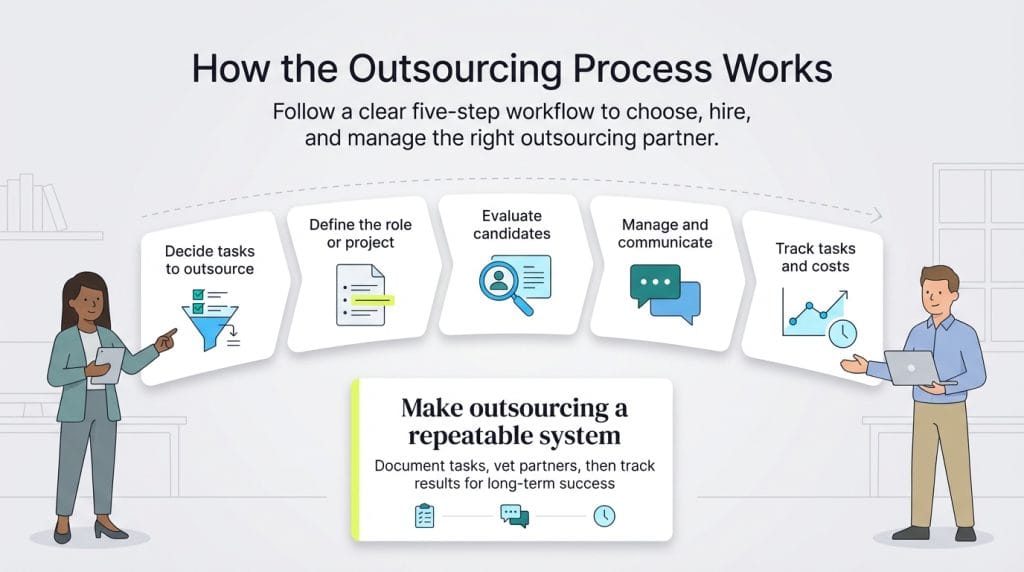 how outsourcing works