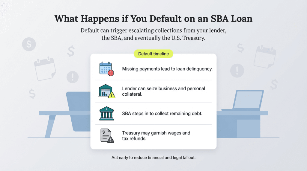 SBA loan default graphic