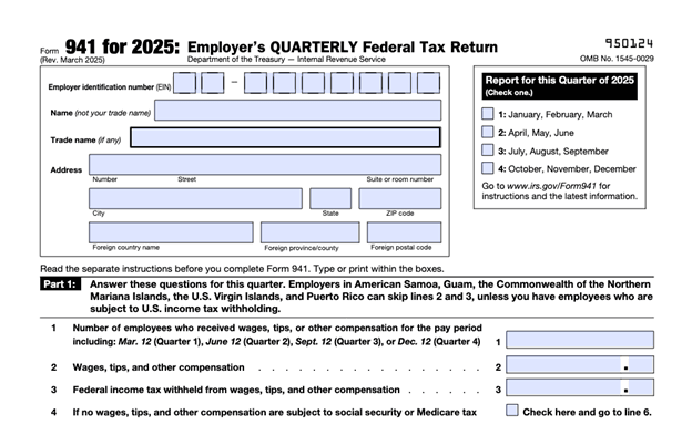 IRS Form 941