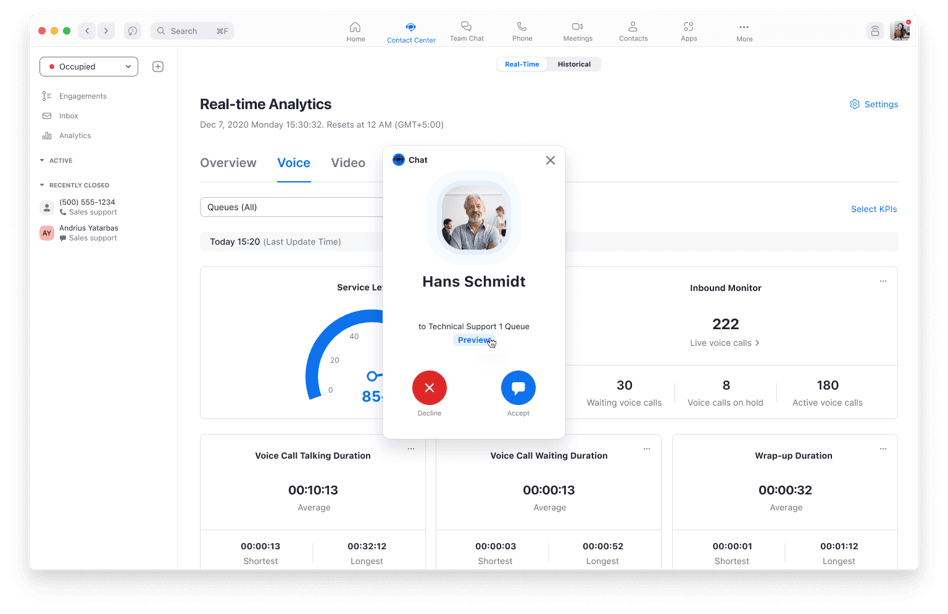 Zoom Contact Center