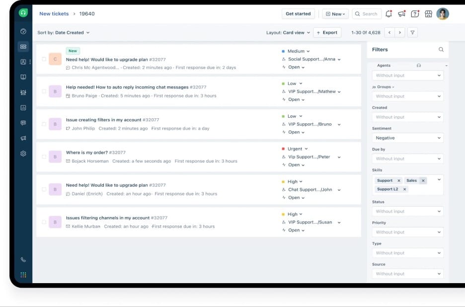 Freshdesk tickets