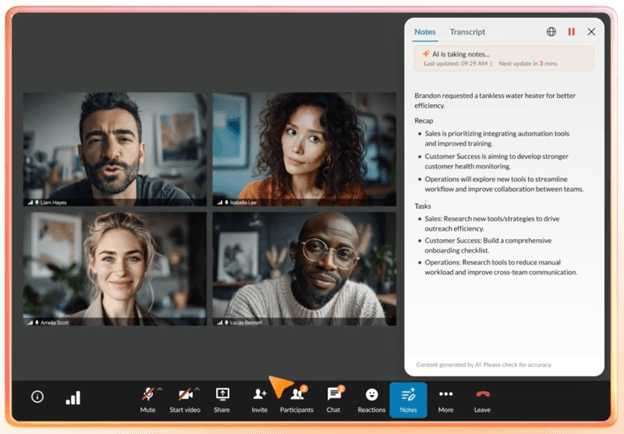 RingEX call transcription