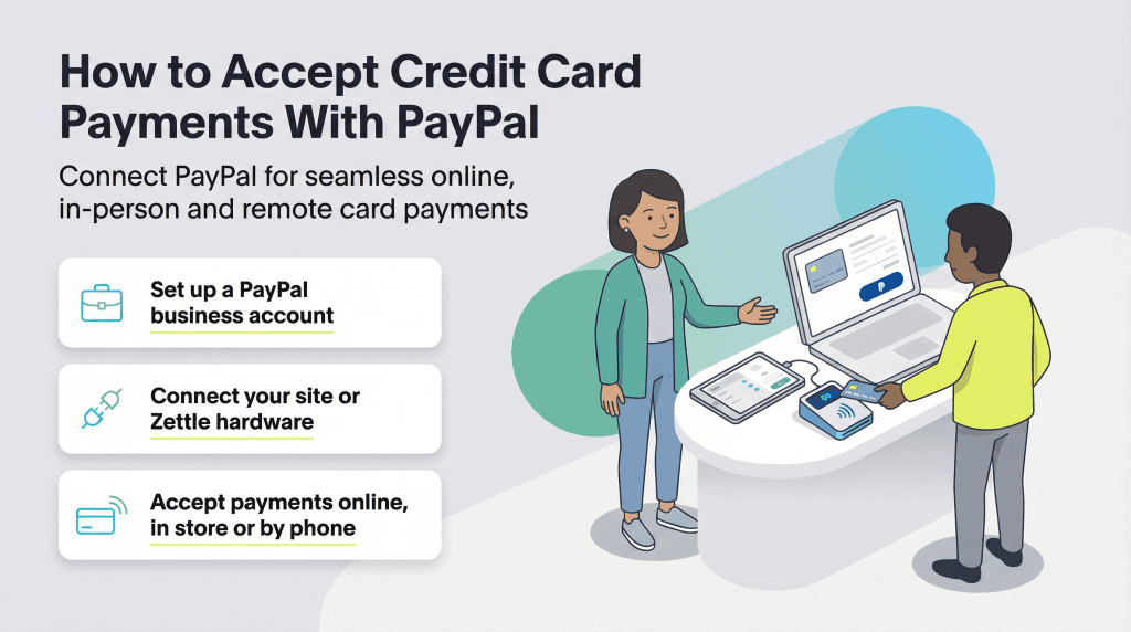 how to accept credit cards with paypal