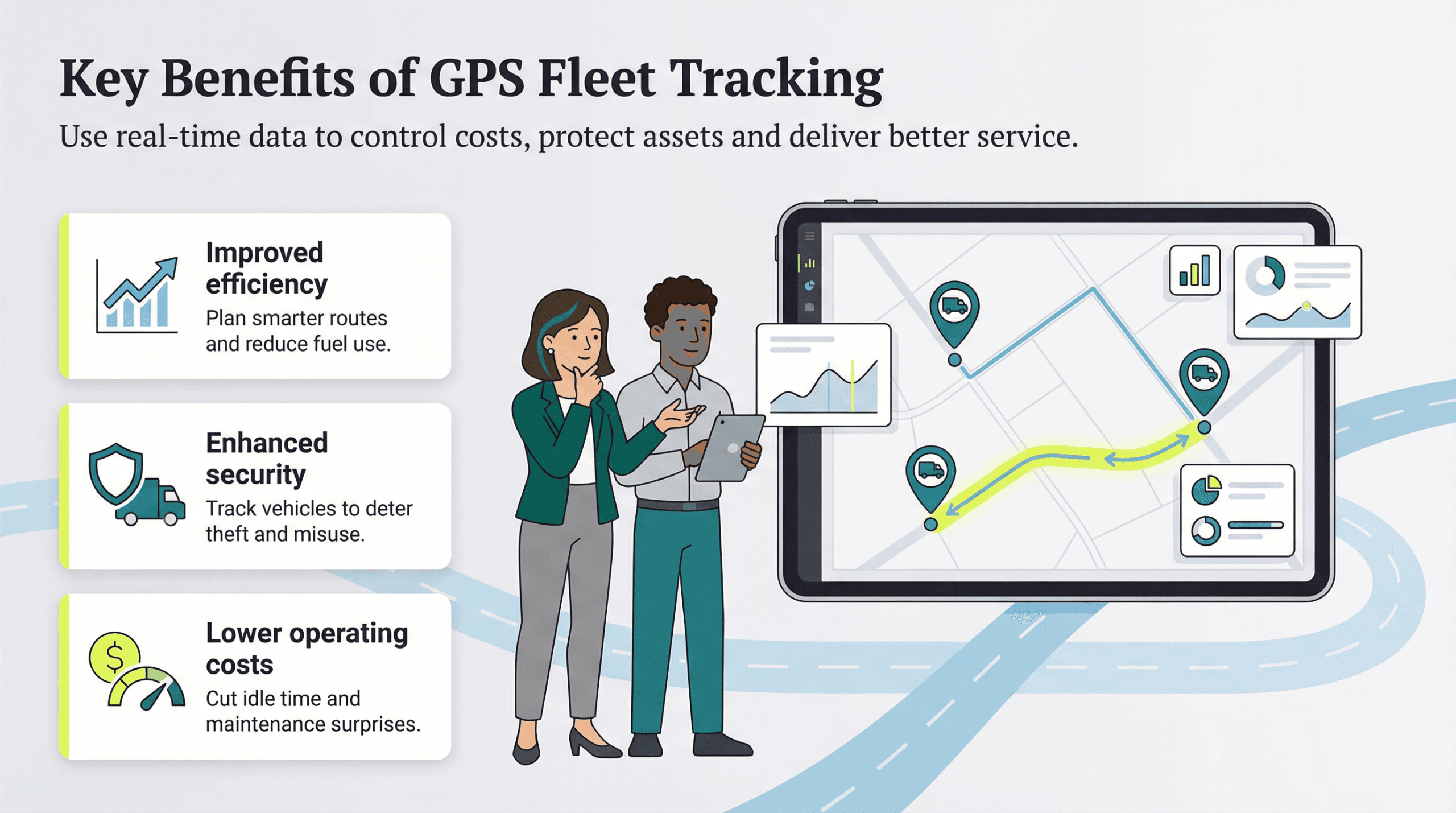 GPS fleet tracking benefits