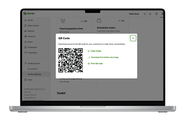 Clover dashboard