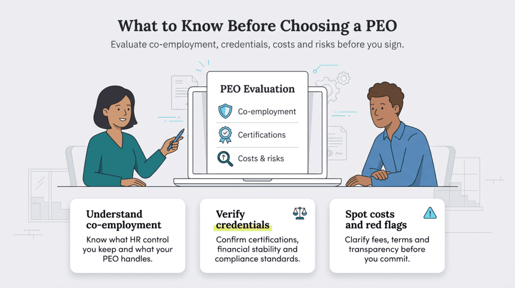 what to know before choosing a PEO
