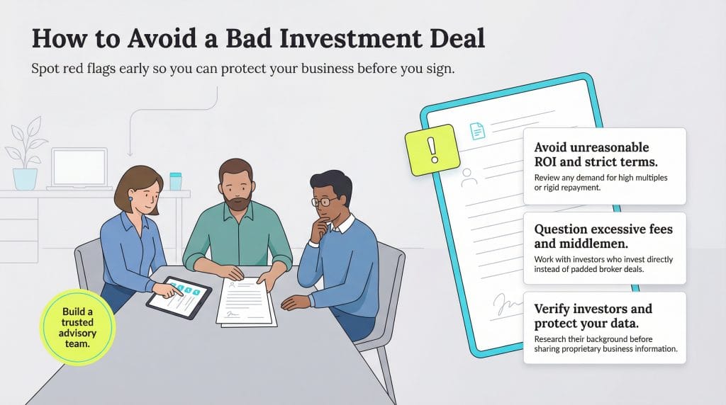 avoid a bad investment deal