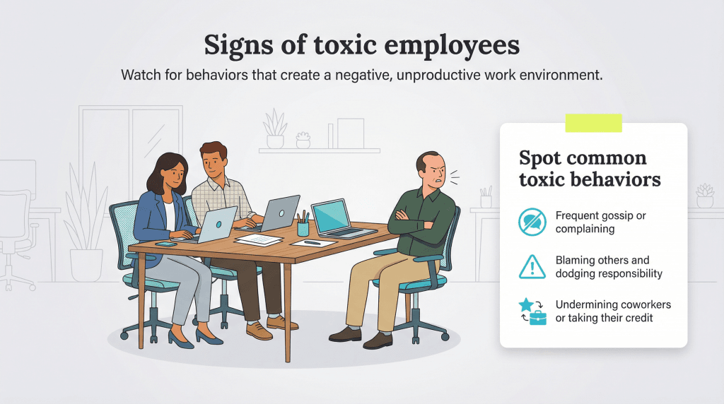signs of a toxic employee