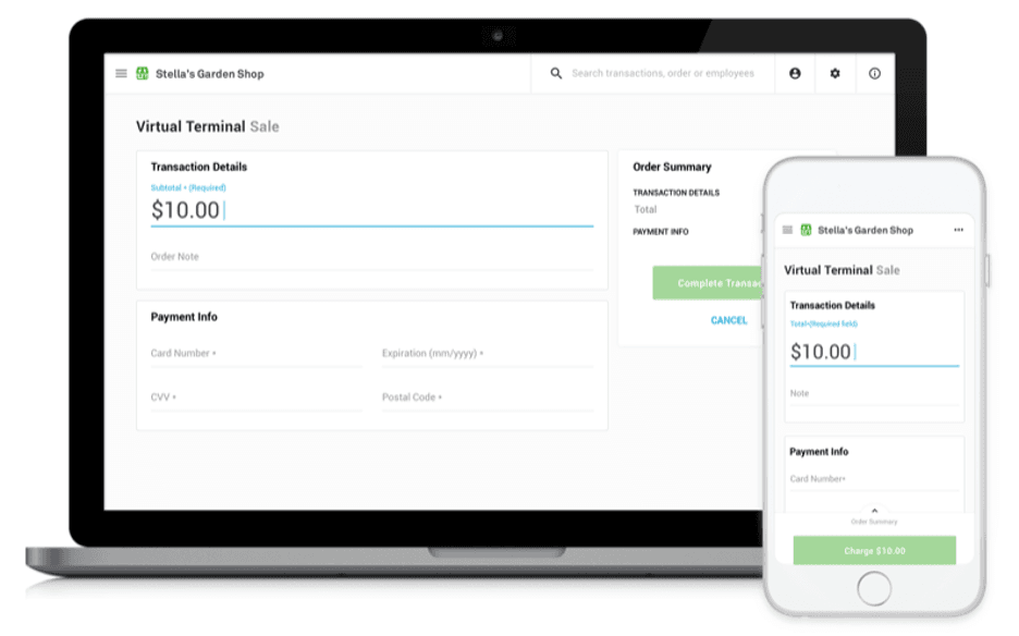 Clover virtual terminal