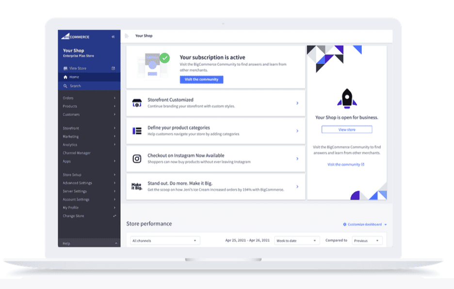 Clover e-commerce storefront
