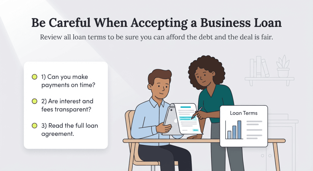Hidden repayment terms graphic