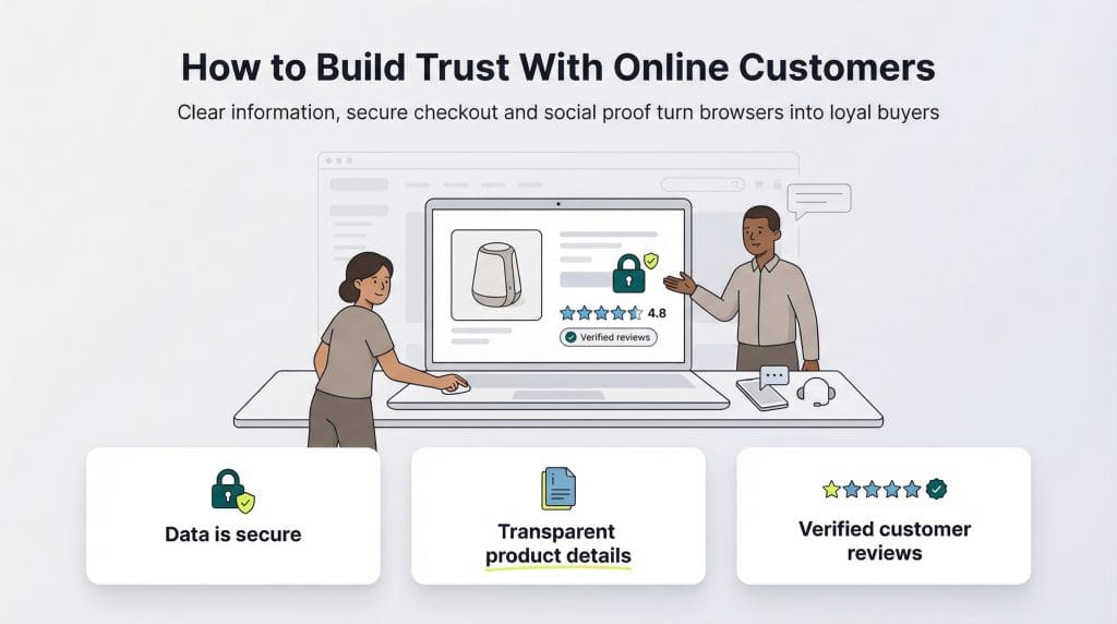building trust with ecommerce