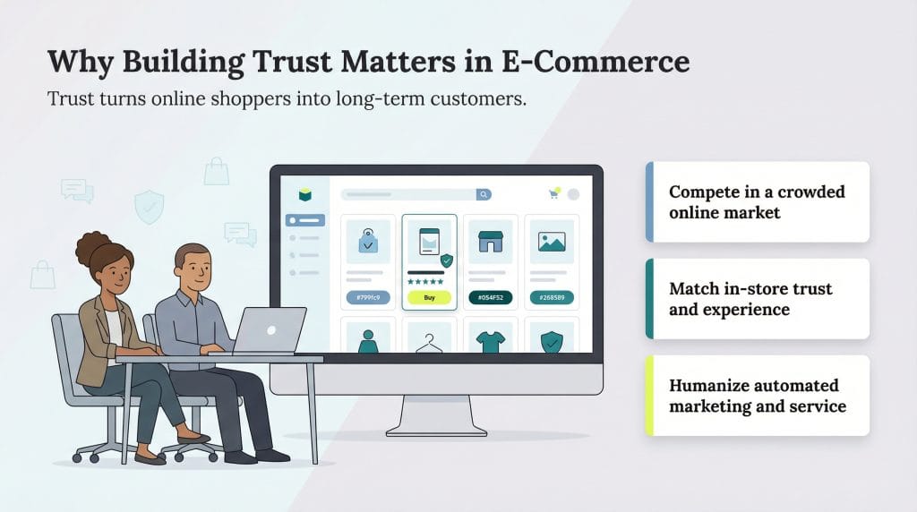 why it's important to build trust with ecommerce