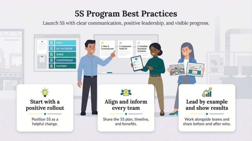 How to Implement a 5S Program in Your Company