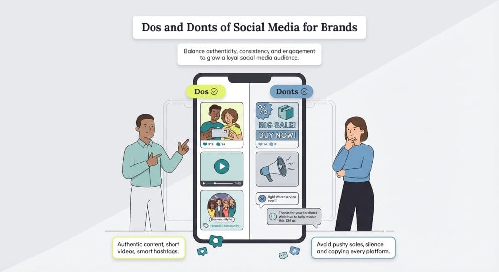 social media brand dos and don'ts