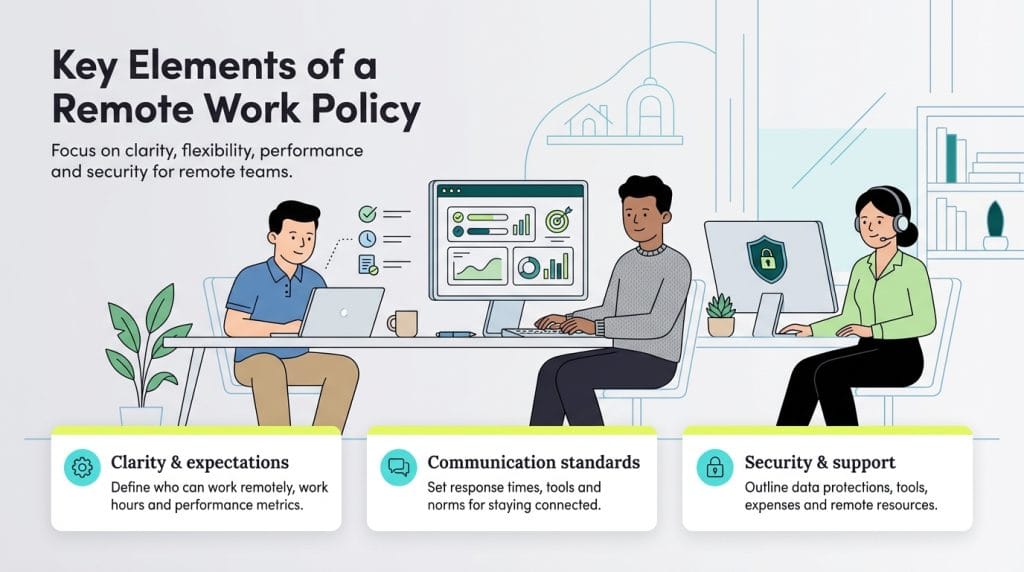elements of a remote work policy