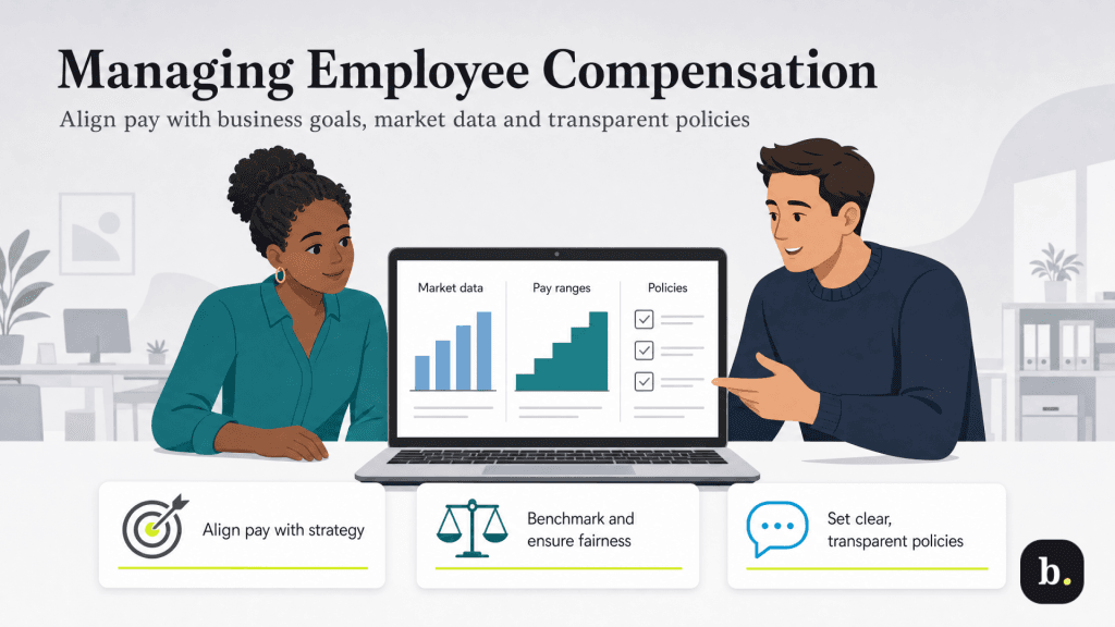 managing employee compensation graphic
