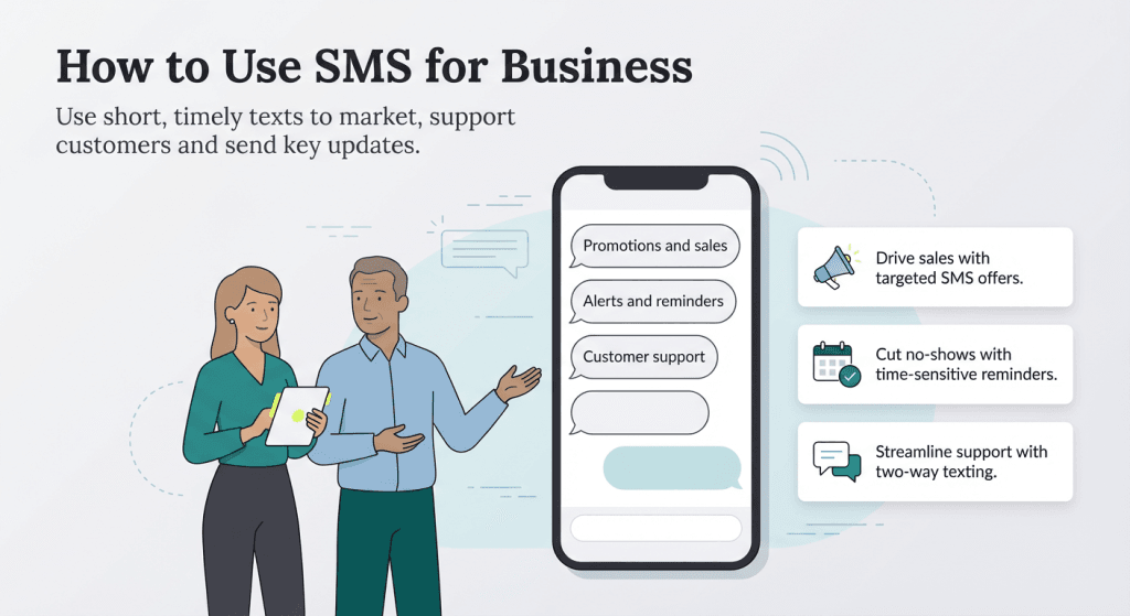 how to use SMS for business