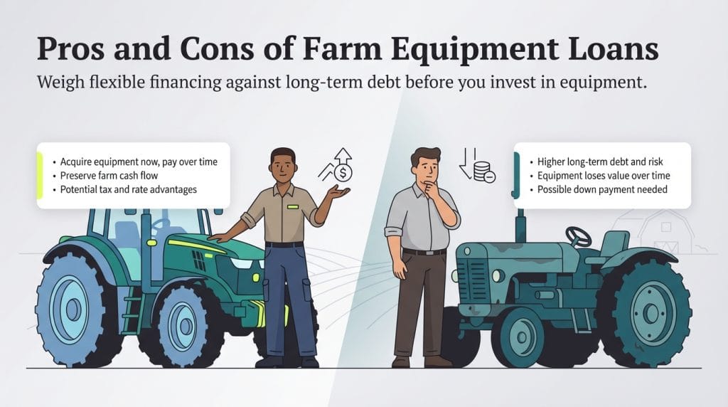 farm equipment pros and cons