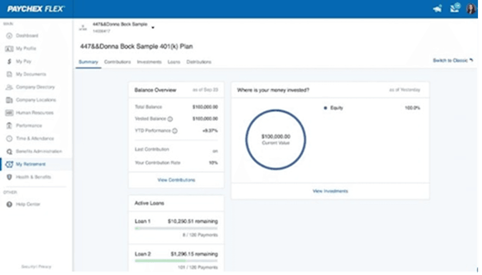 Paychex Flex benefits