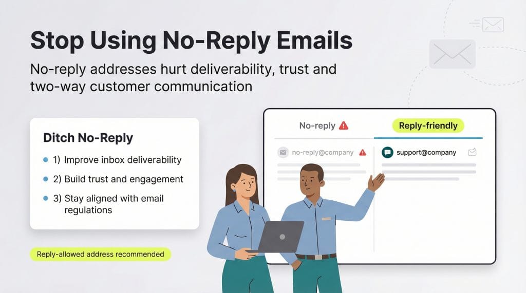 stop using no reply emails