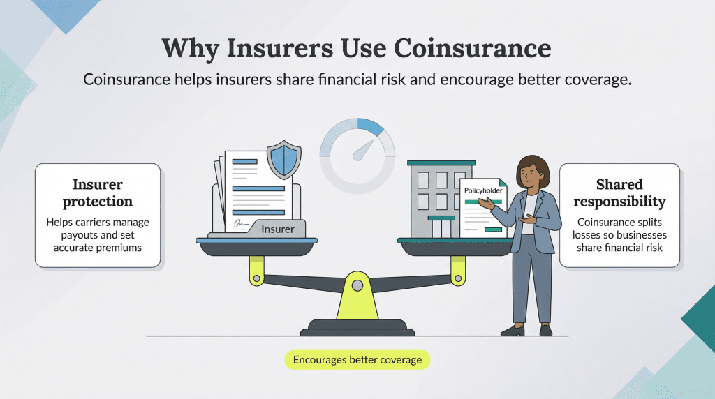 why insurers use coinsurance
