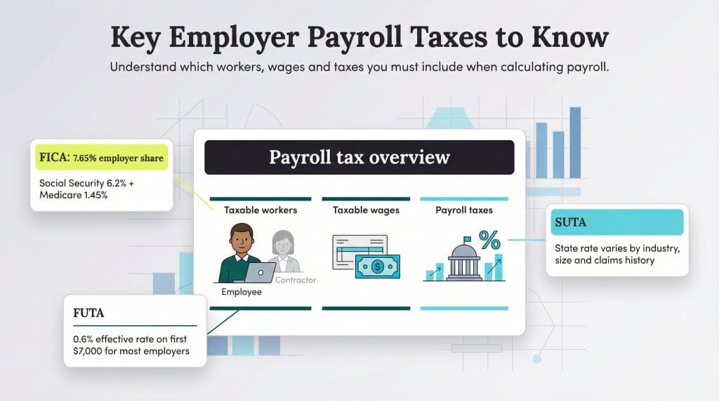 key employer payroll taxes