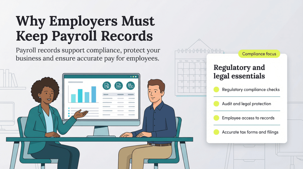 why employers keep payroll records
