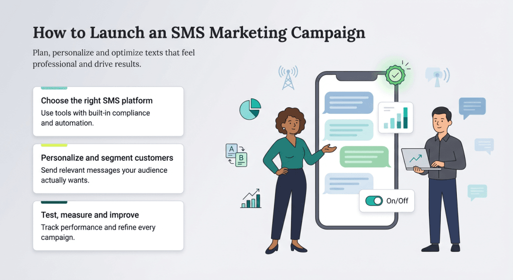 launching SMS marketing campaign