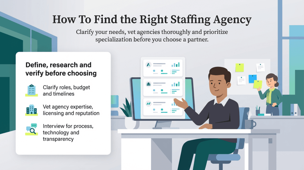 how to find a staffing agency