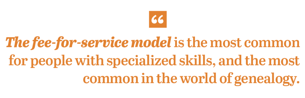 Fee for service model quote