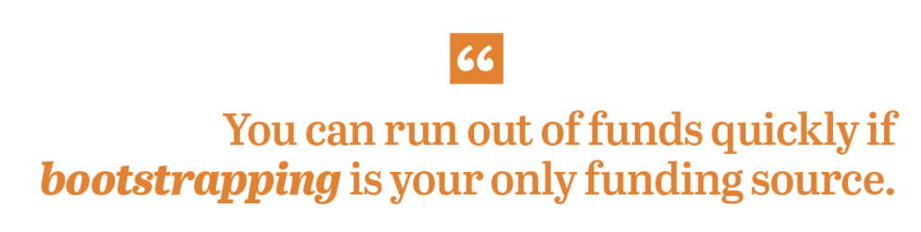 quote about boostrapping