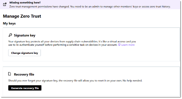 GoTo Resolve signature keys