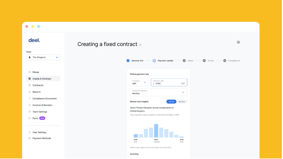 Deel salary insights