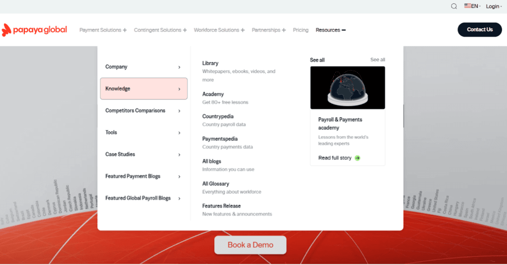 Papaya Global online help