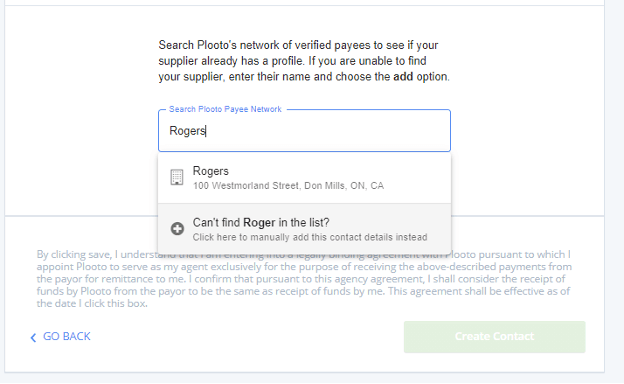 Plooto vendor network
