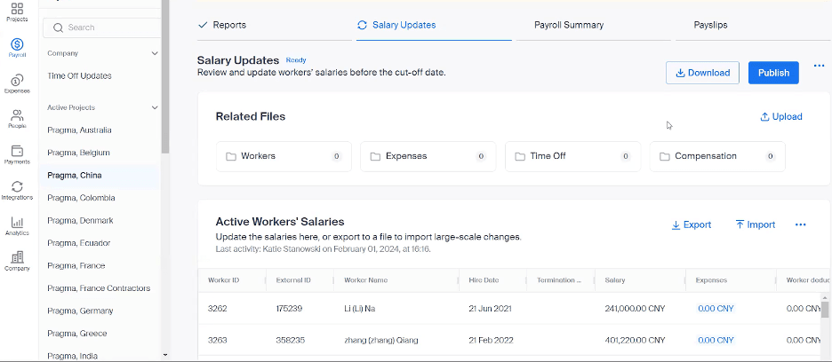 Papaya Global payments