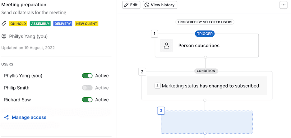 Pipedrive custom automations