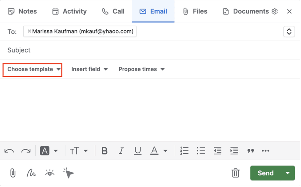 Pipedrive communication