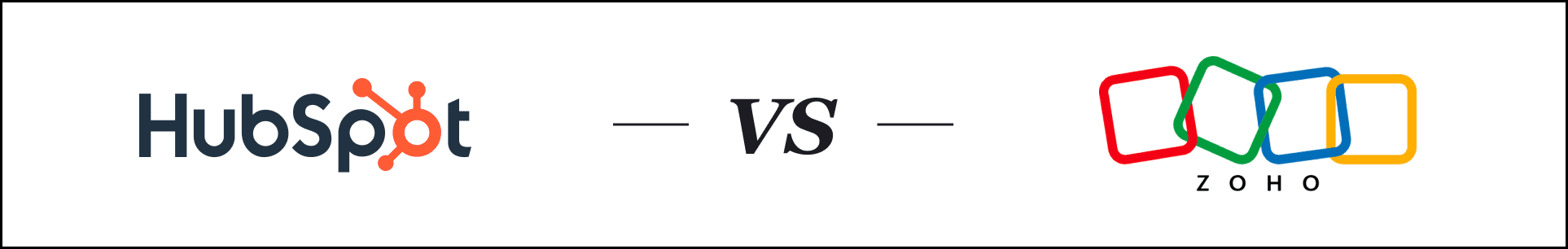 Hubspot vs. Zoho